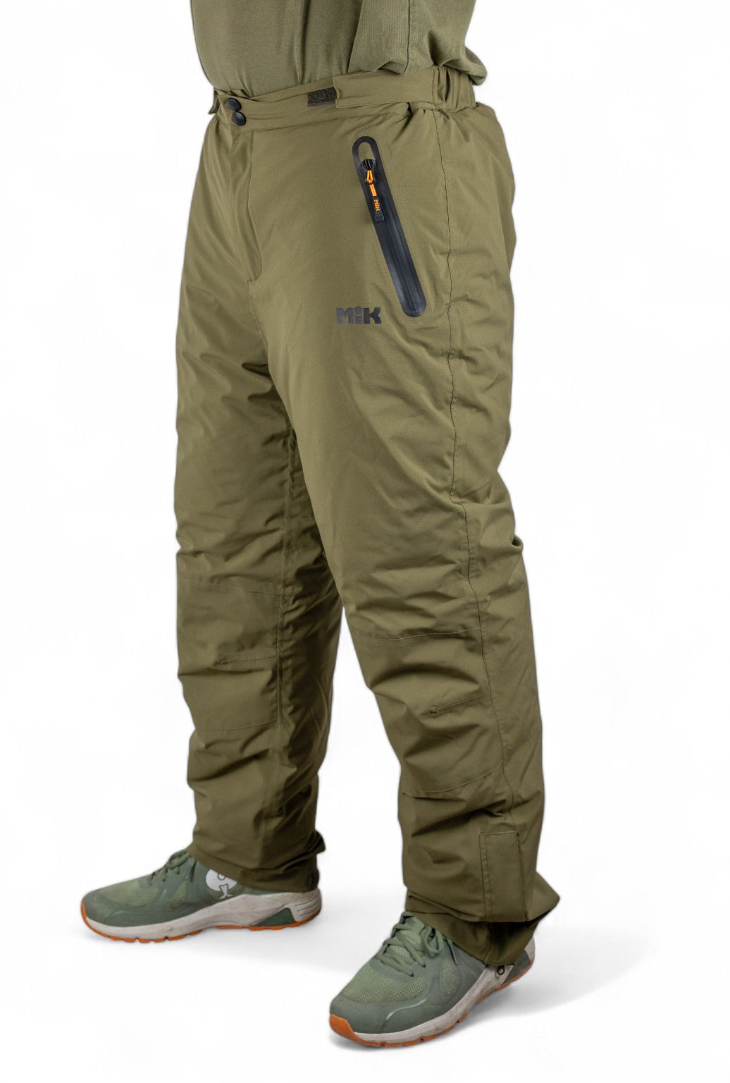 Mikbaits Zateplené kalhoty Thermo exclusive zelené