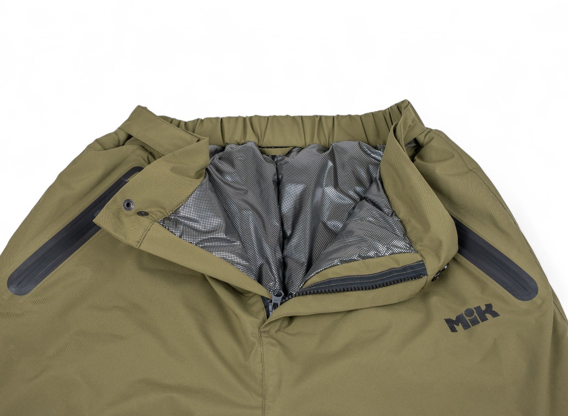 Mikbaits Zateplené kalhoty Thermo exclusive zelené