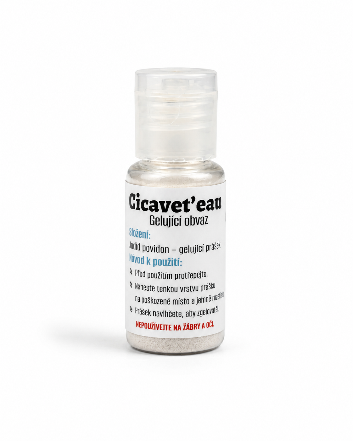Medic powder Cicavet'eau - Gel na ošetření ryb Cicavet'eau