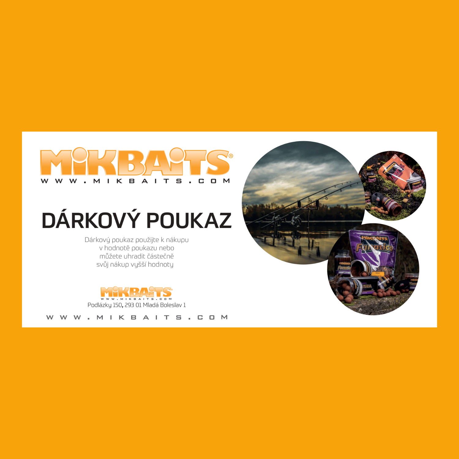 Dárkový poukaz Mikbaits