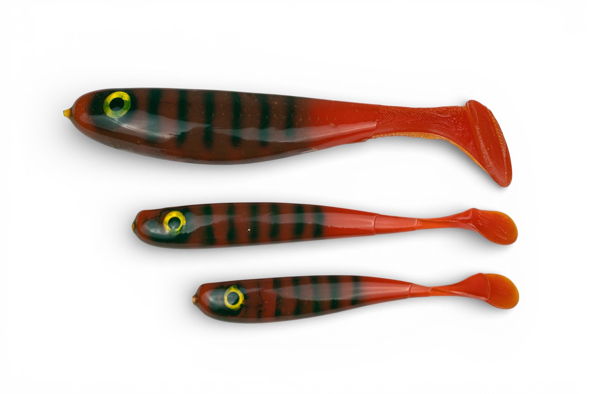 YACCUZA HAND MADE nástrahy - KILLER AIRBRUSH UV Red Motor oil Stripes