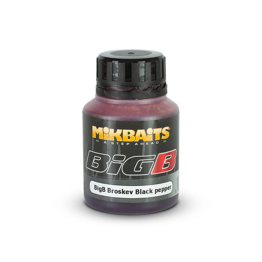 Mikbaits BiG ultra dip 125ml BigB Broskev Czarny pieprz