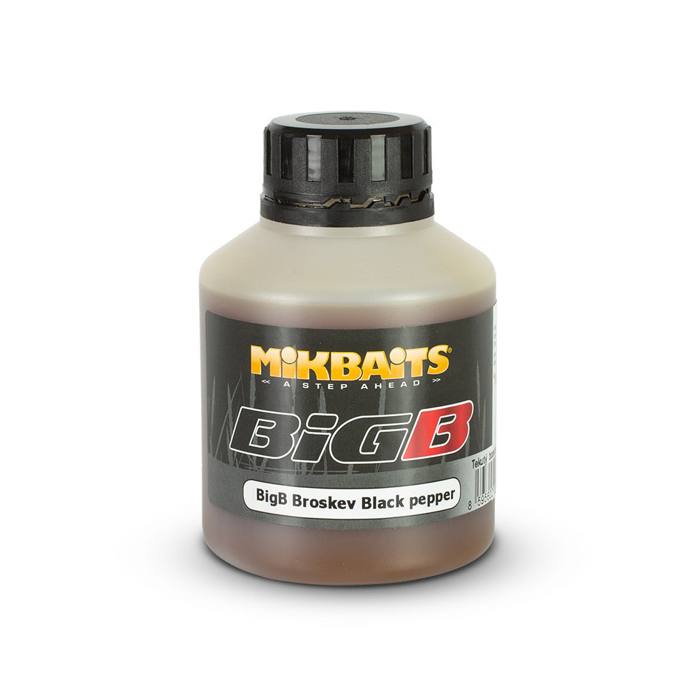 Booster Mikbaits BiG 250ml BigB Broskev Czarny pieprz