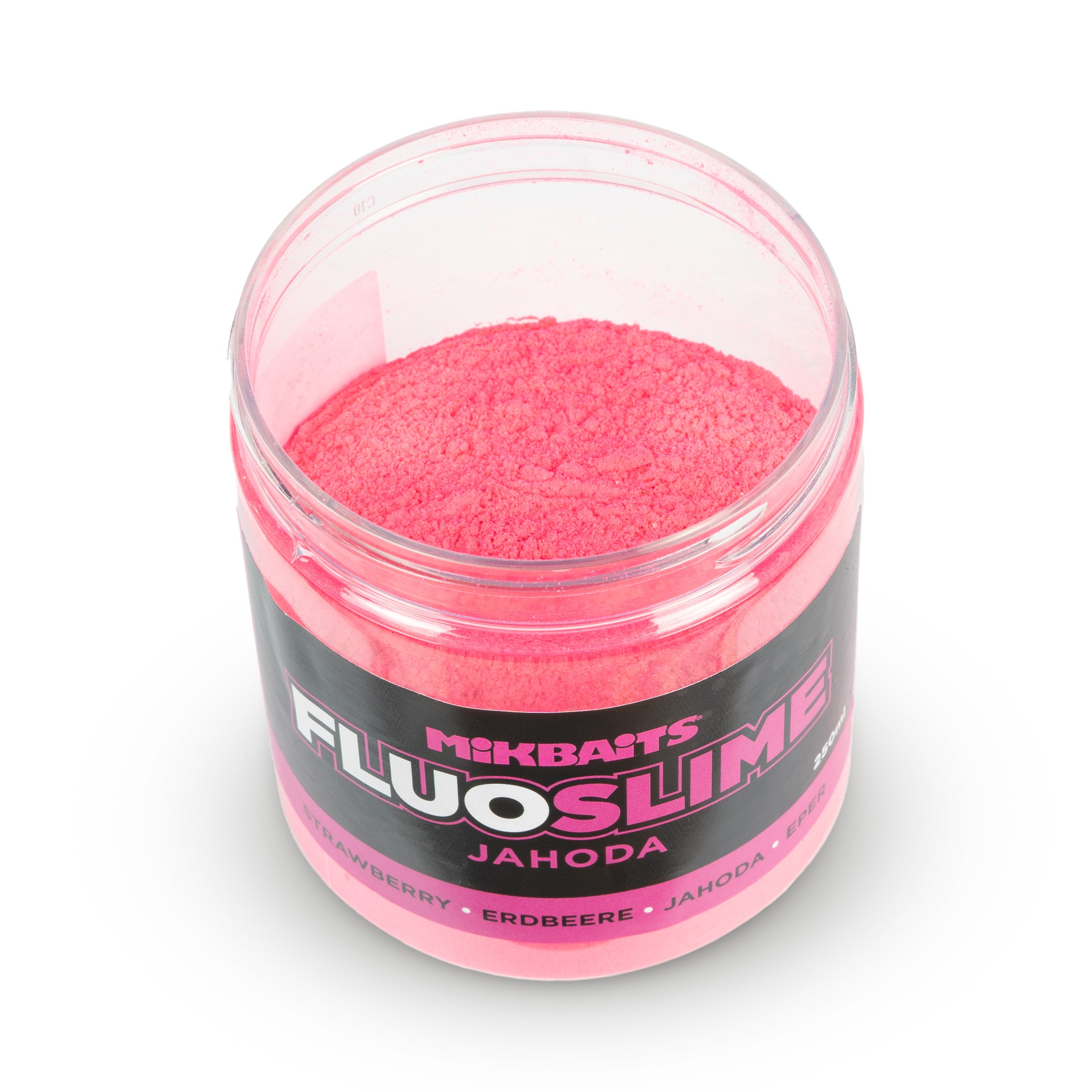 Mikbaits Fluo slime coating dip 100g Strawberry exclusive