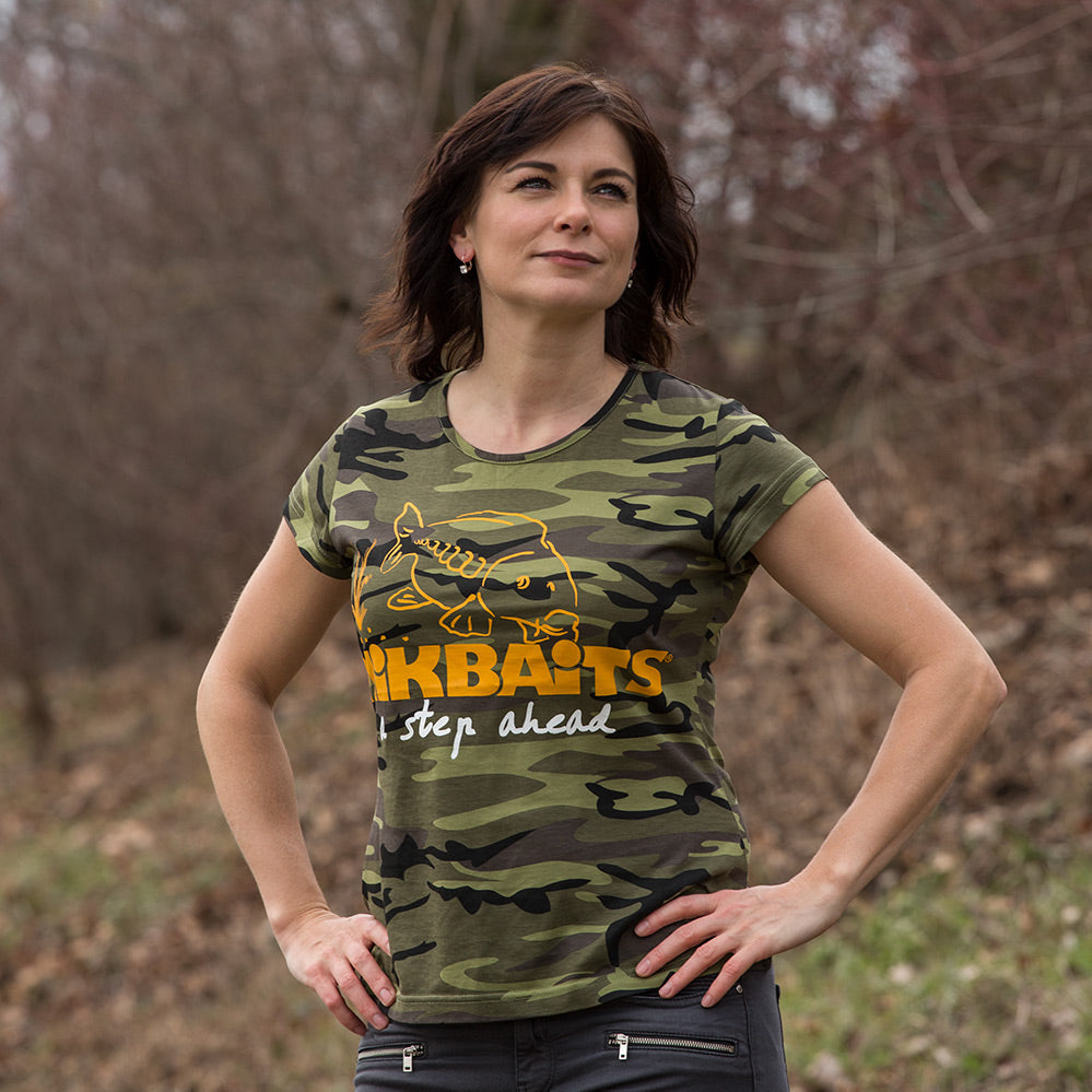 Mikbaits Dámske tričko camou Ladies team