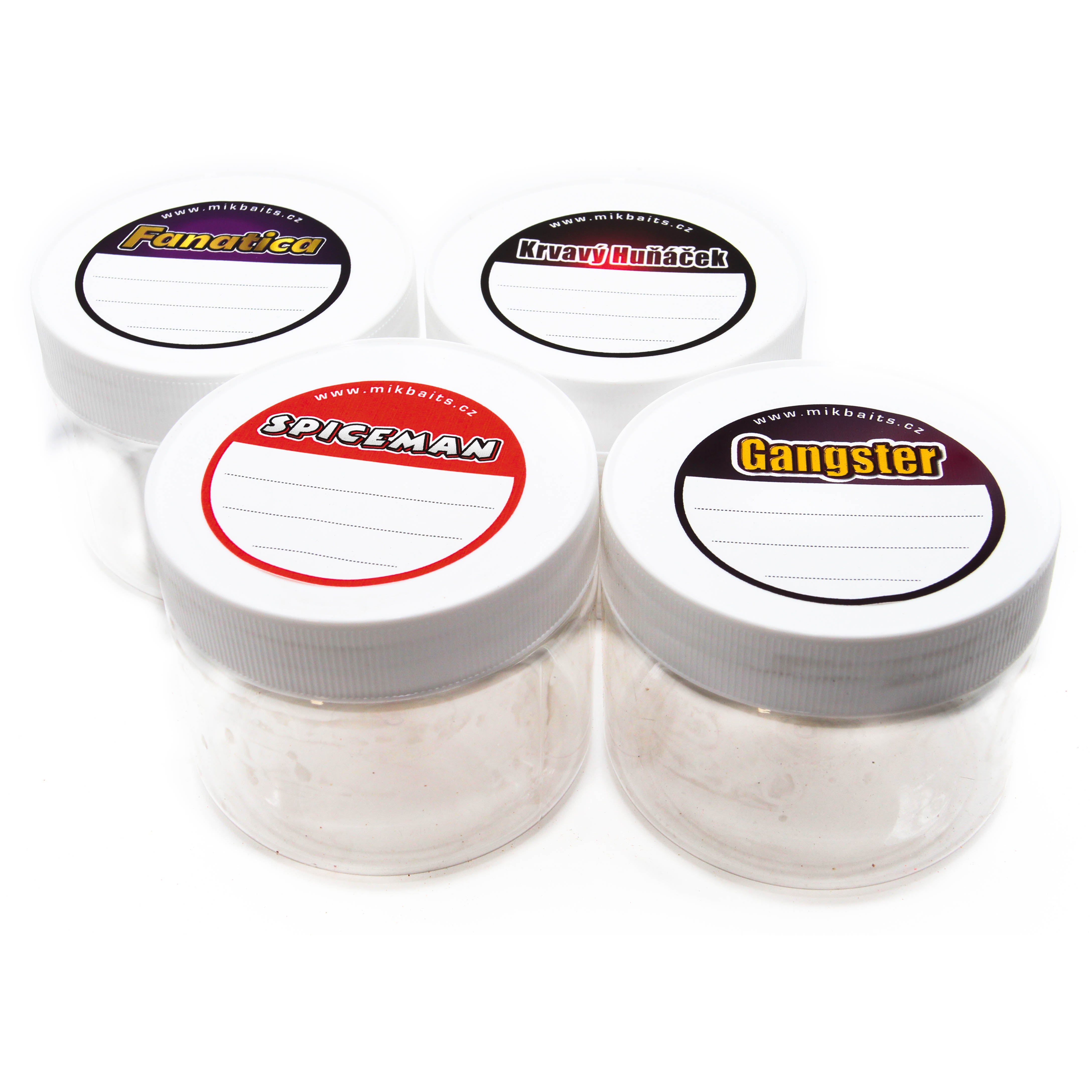 Mikbaits Set of 4 Jars + Stickers