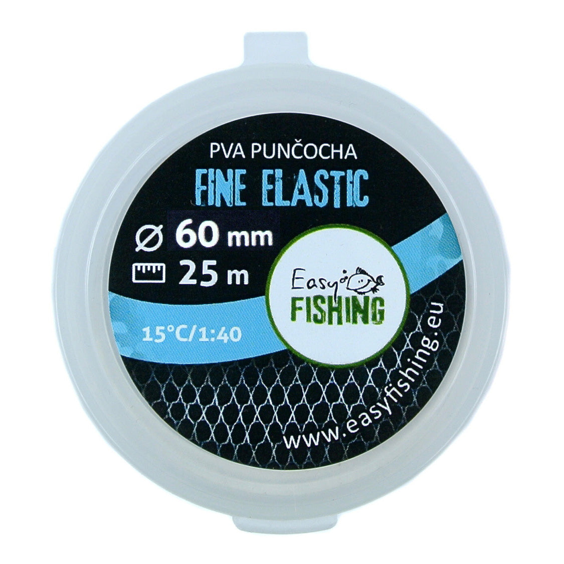 EasyFISHING 25m calza di ricambio in PVA ELASTICO FINE