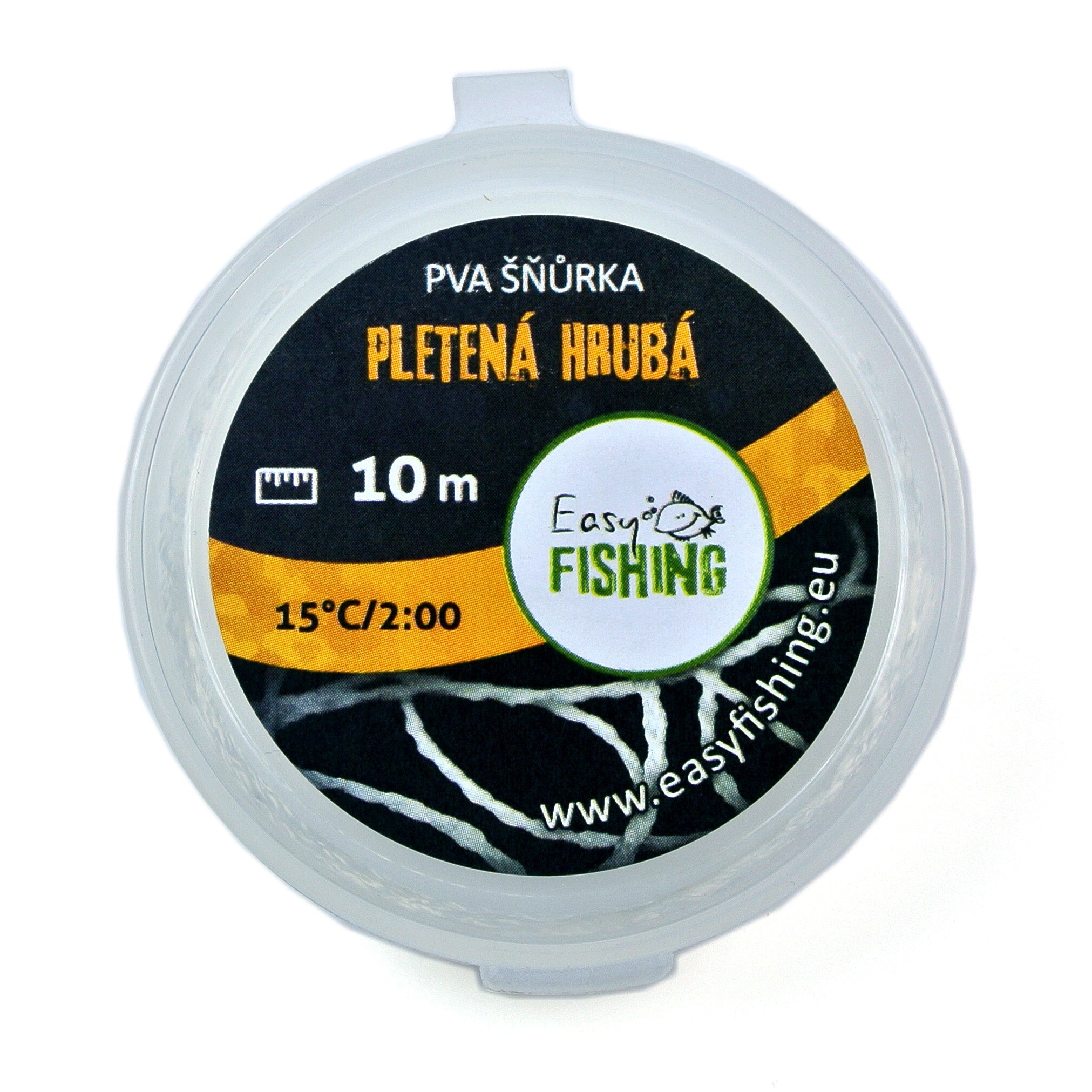 EasyFISHING PVA šňůrka silnější pletená hrubá 10m