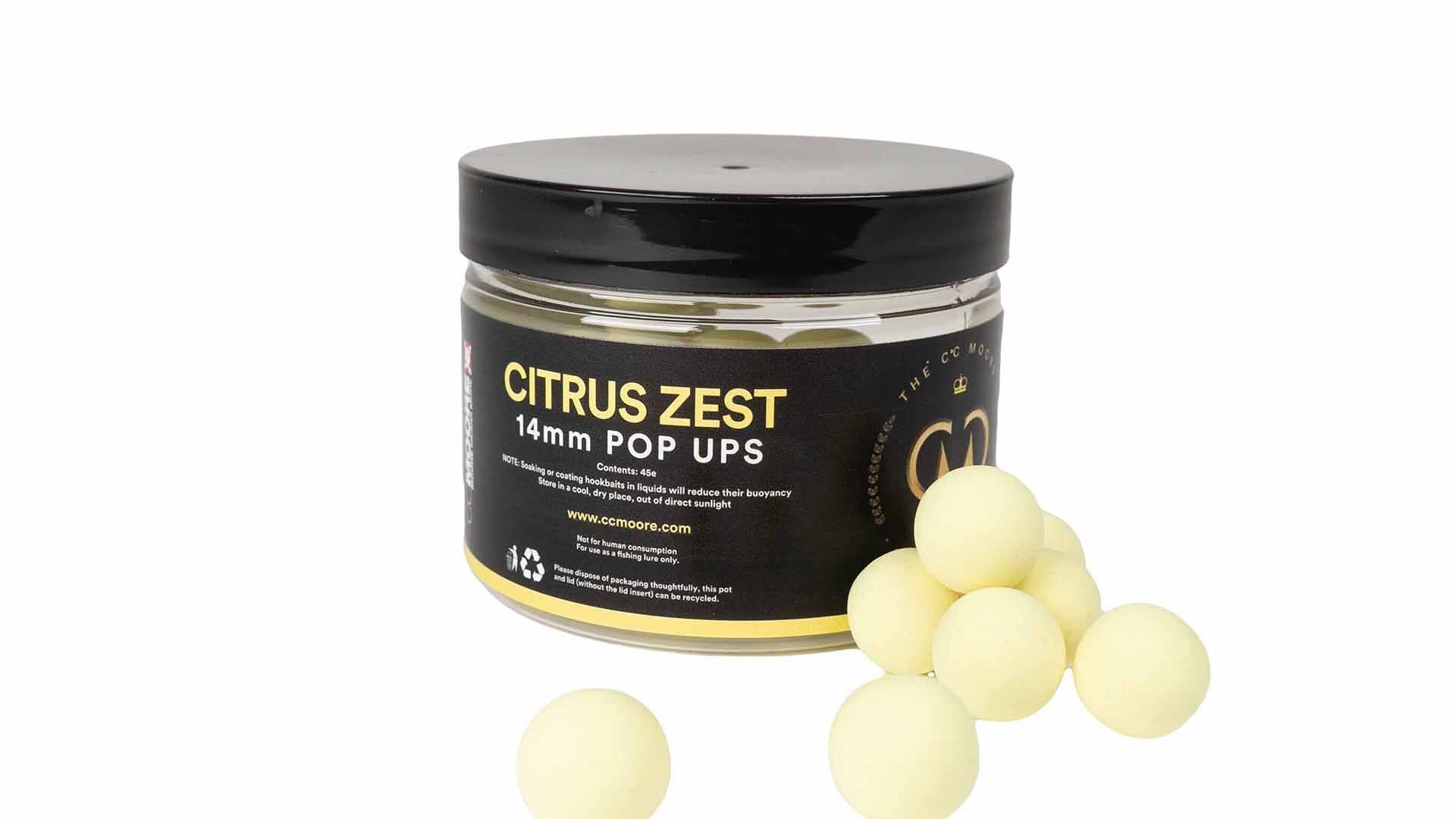 Boilies plutitoare CC Moore Elite Citrus Zest 14mm 35buc