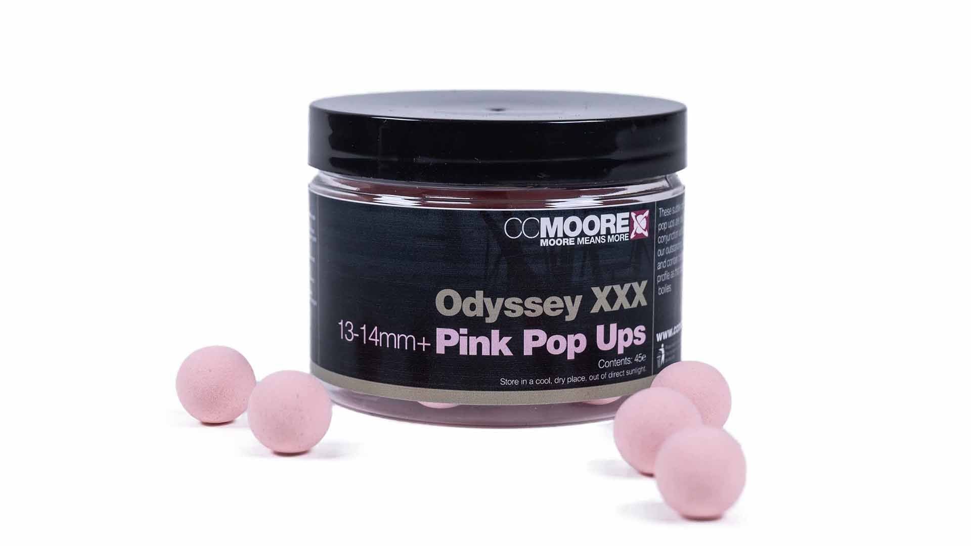 CC Moore Odyssey XXX Plávajúce boilies ružové 13/14mm 45ks