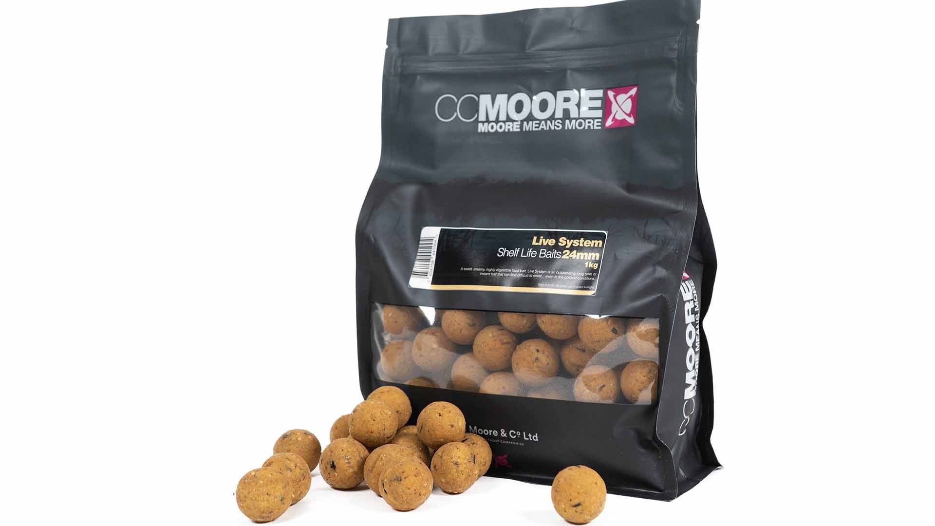 CC Moore Live system Shelf Life boilies