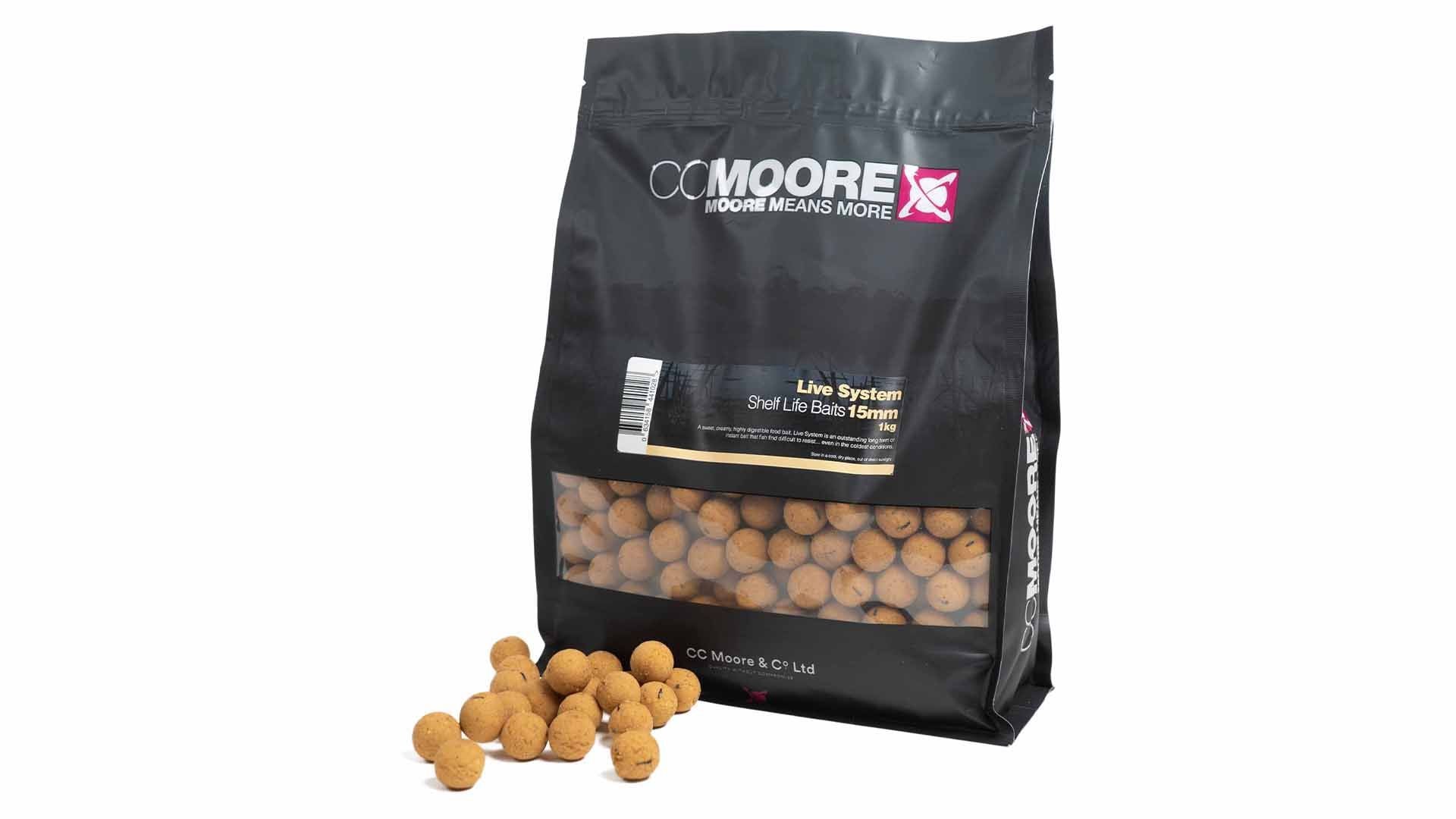 CC Moore Live system Shelf Life boilies