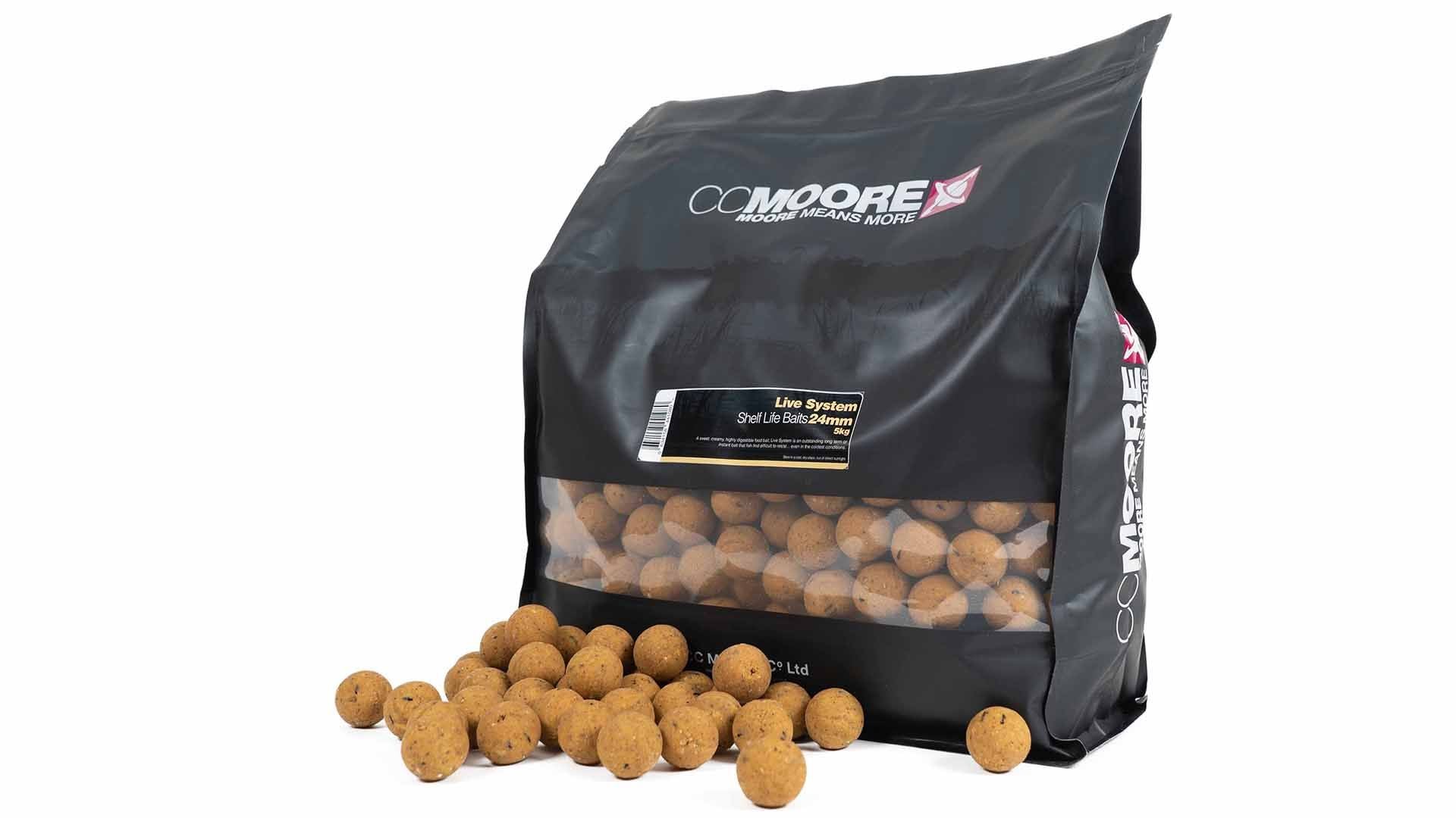 CC Moore Live system Shelf Life boilies