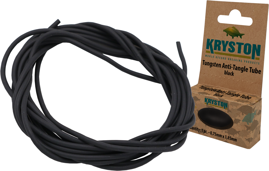 Kryston Tungsten Anti-Tangle-Schlauch schwarz 0,75 mm x 1,85 m