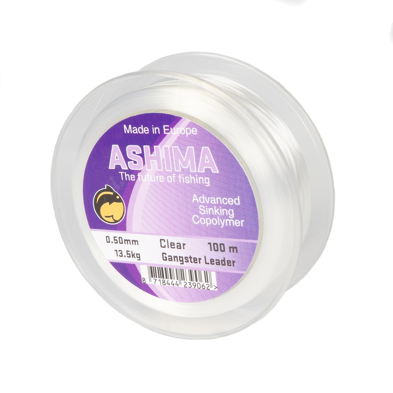 Ashima vlasec Gangster Fluorocarbon shock leader 100m číry