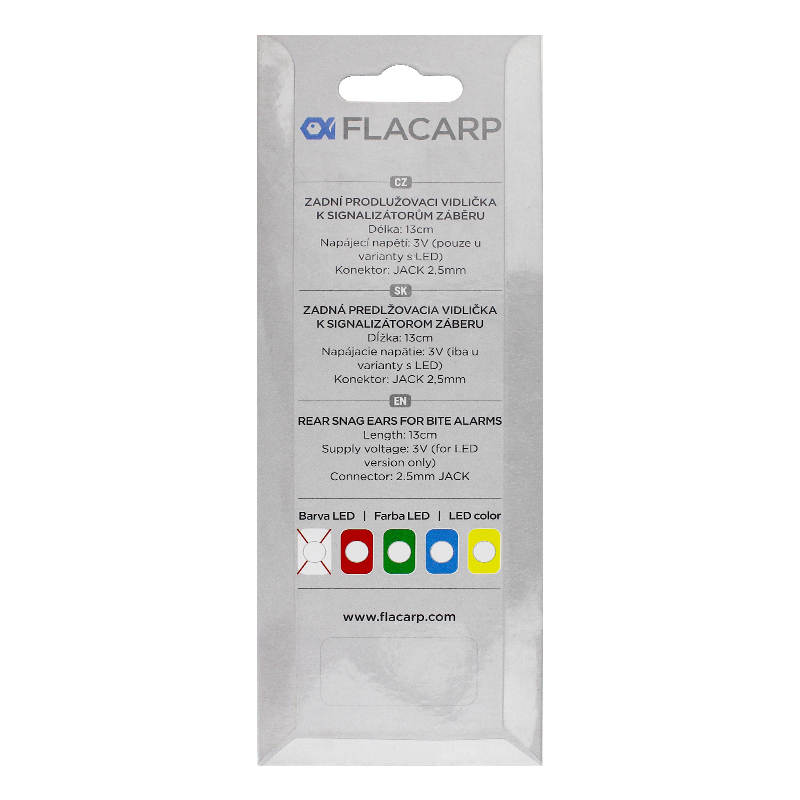 Flacarp Extension Snag Ears with diode blue