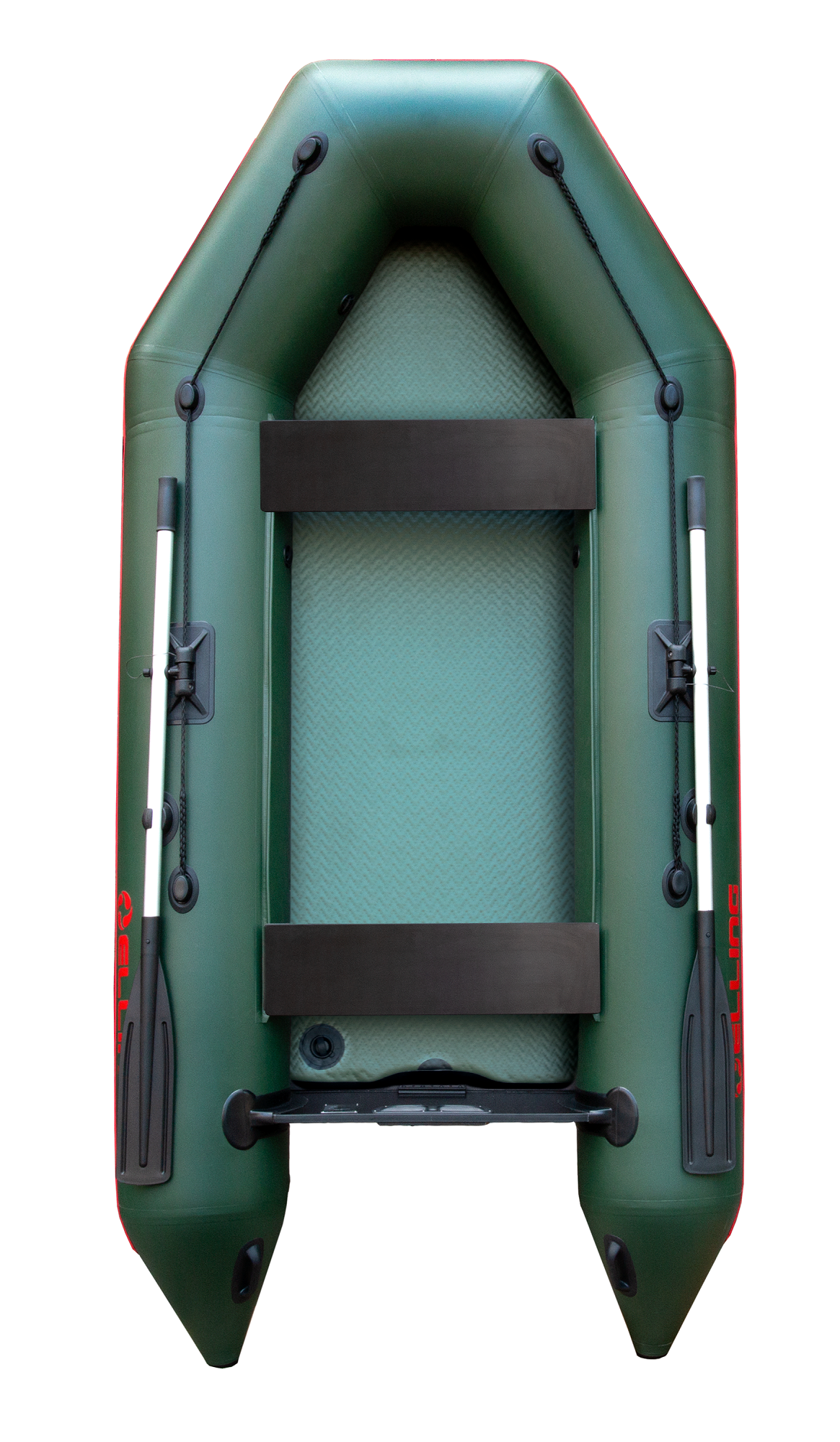 Gommone Elling Forsage 270 con fondo gonfiabile, verde