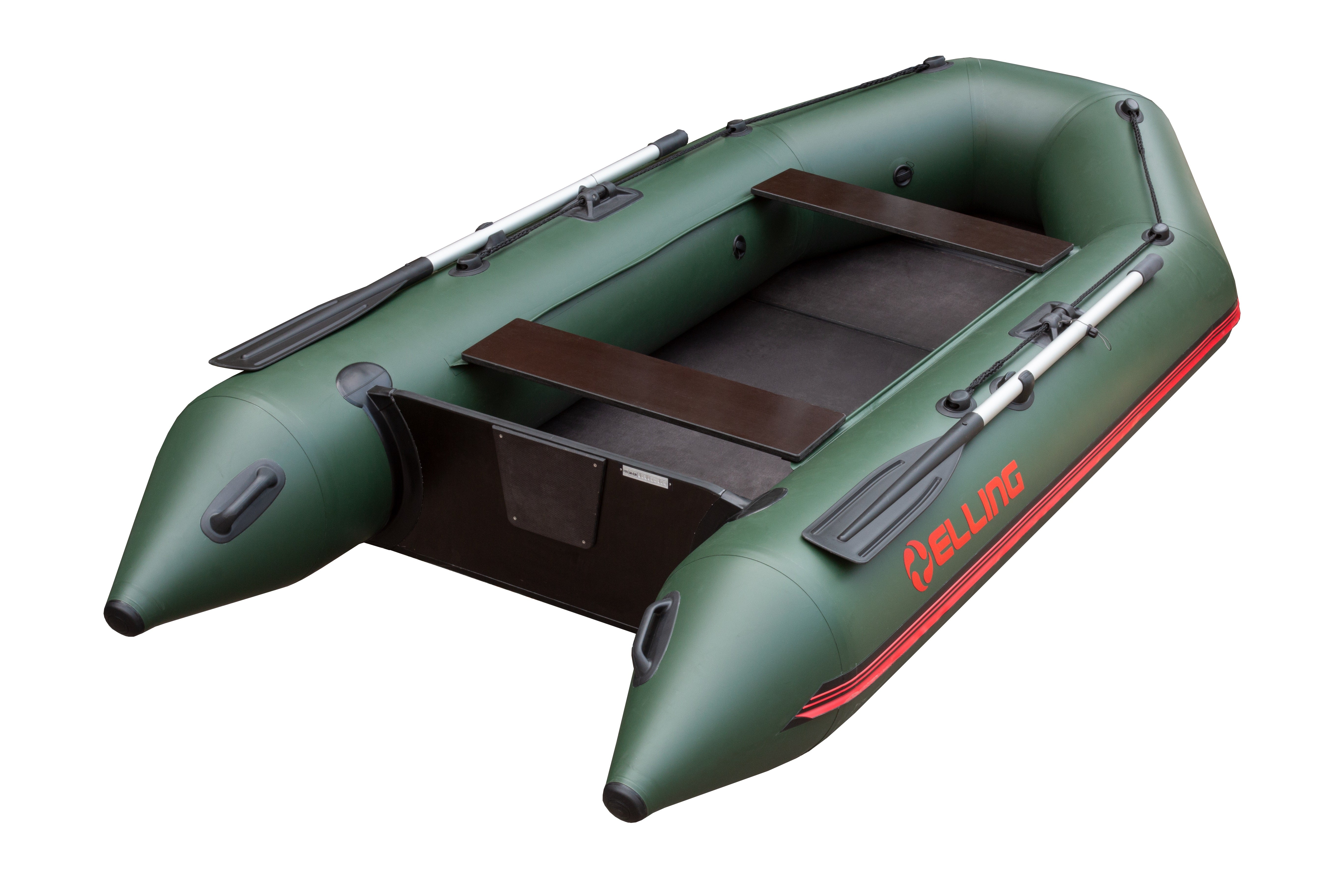 Gommone Elling Forsage 310 con pavimento fisso pieghevole, verde