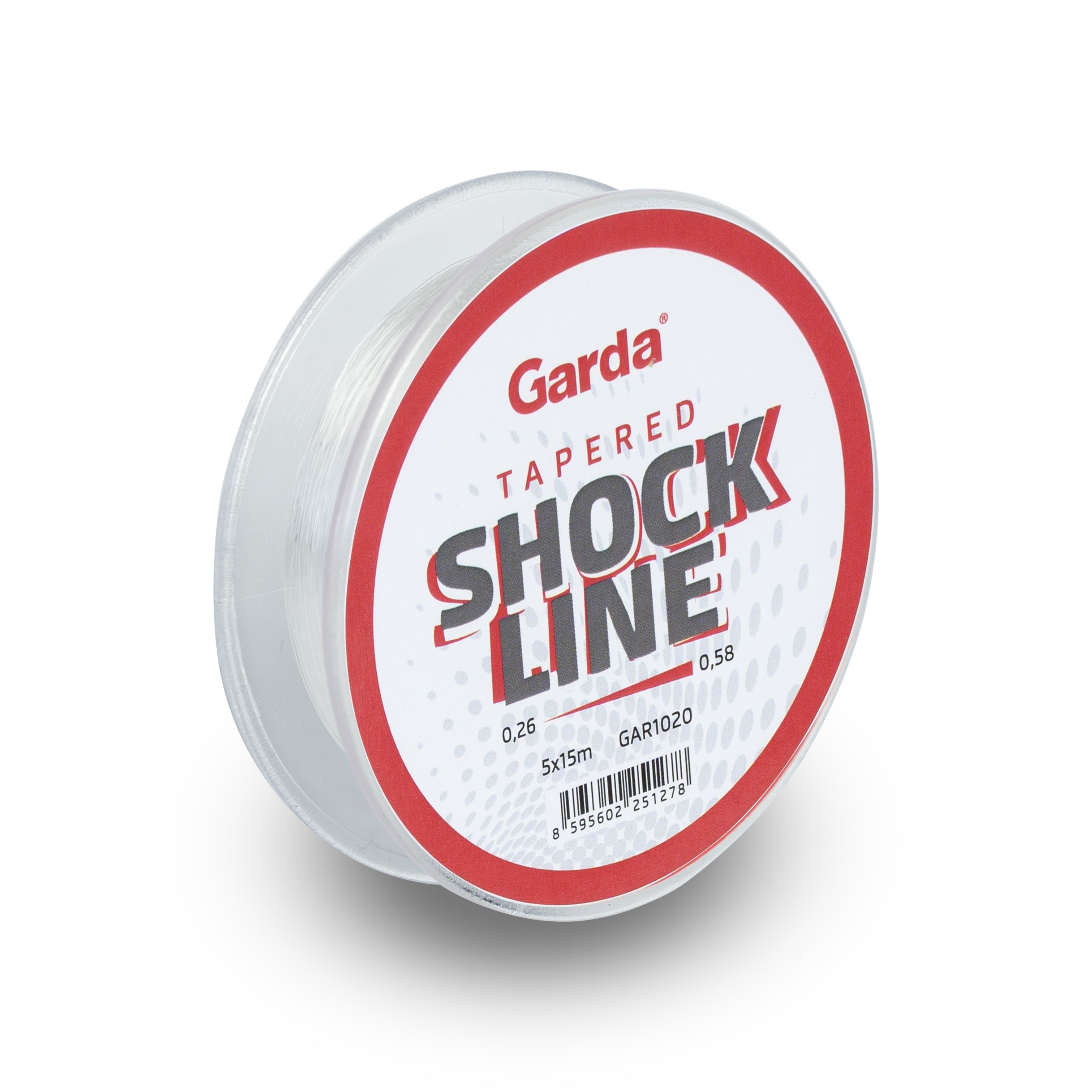 Żyłka wędkarska Garda Shock 5x15m 0,26-0,58mm