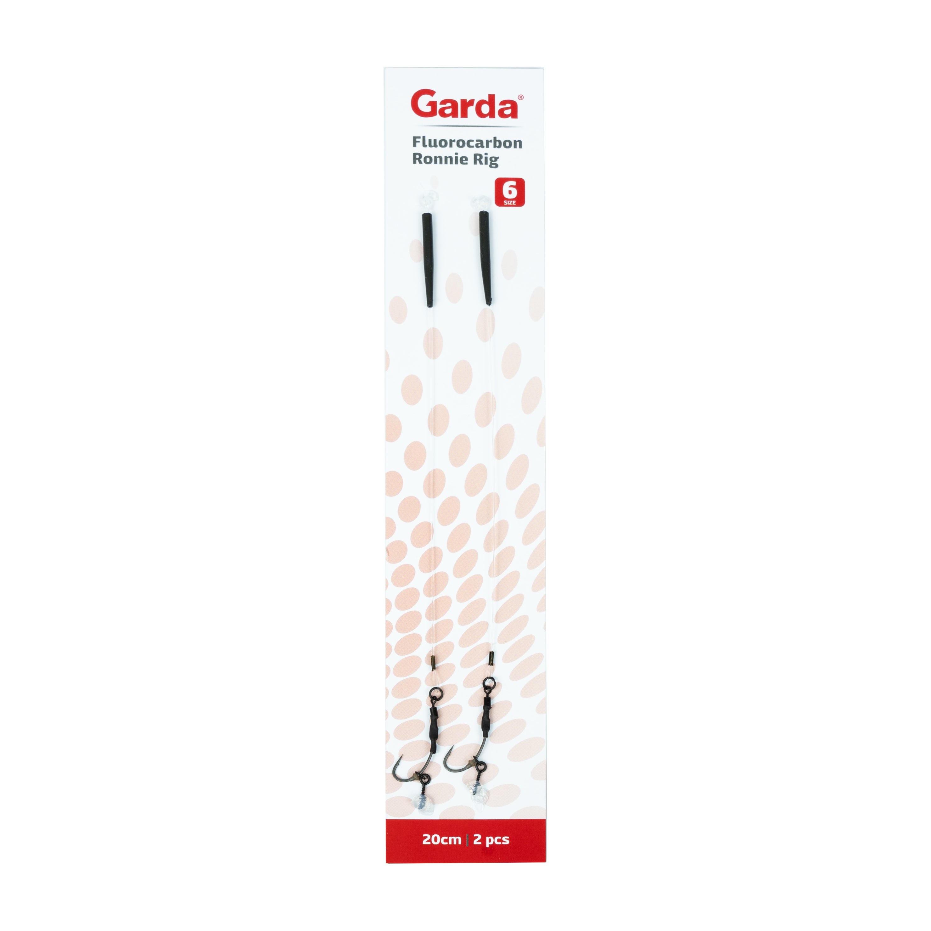 Gotowe zestawy Garda RONNIE FLUOROCARBON RIG 2 szt