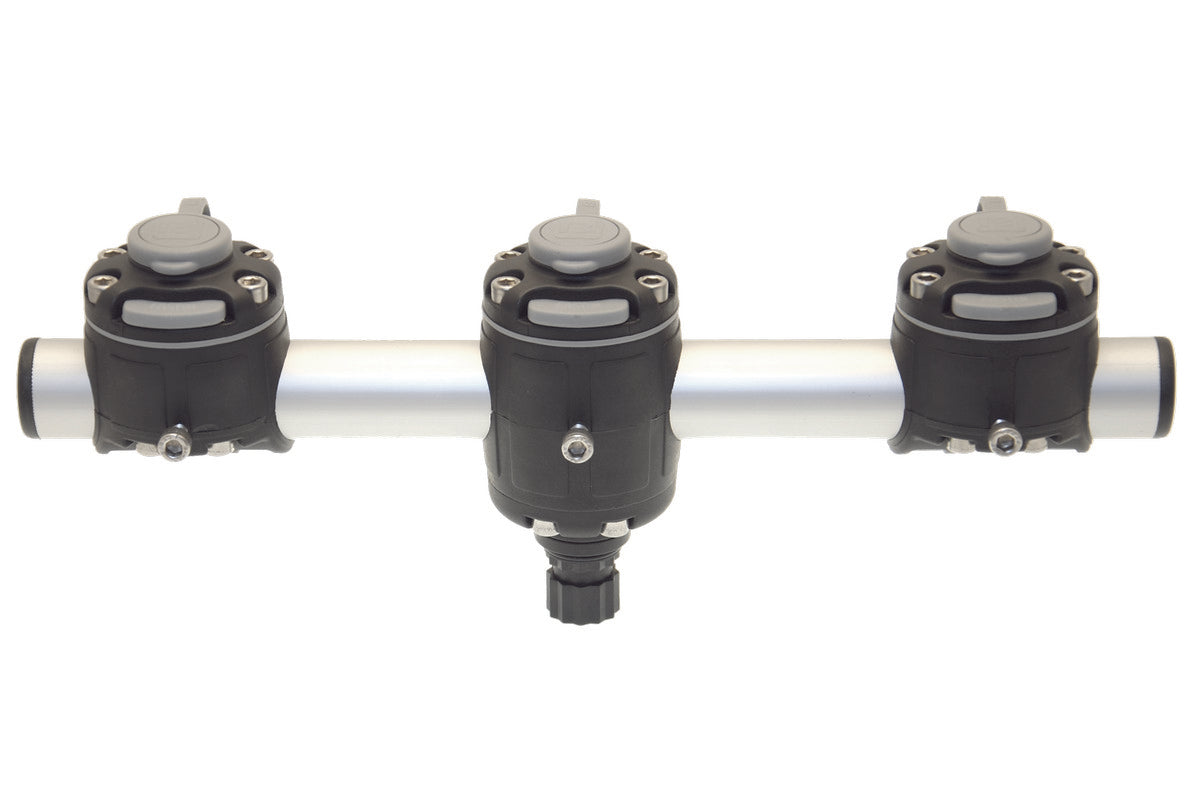 Fasten Round rail with three mounts 350mm and one fastening point