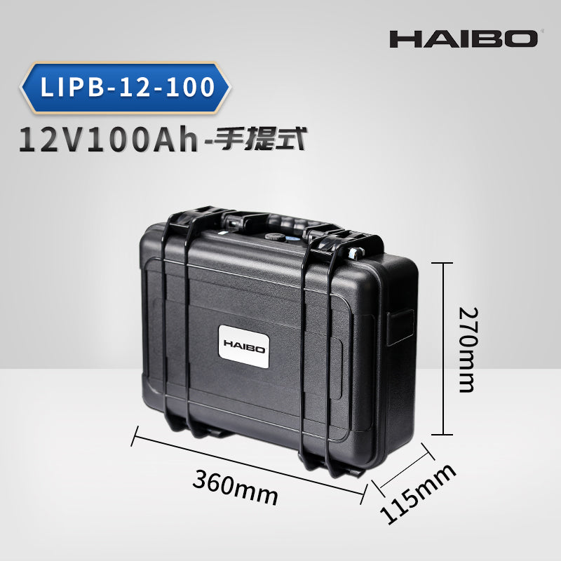 Haibo battery LiFEPO4 battery 12V 100Ah