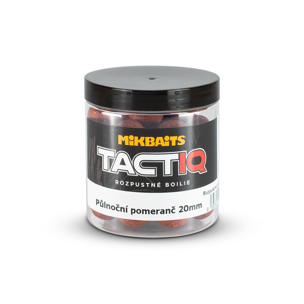 Mikbaits TactiQ löslicher Boilie 250 ml Mitternachtsorange