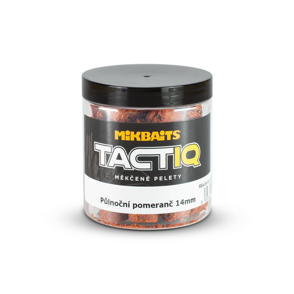 Mikbaits TactiQ mäkčené pelety 250ml Polnočný pomaranč