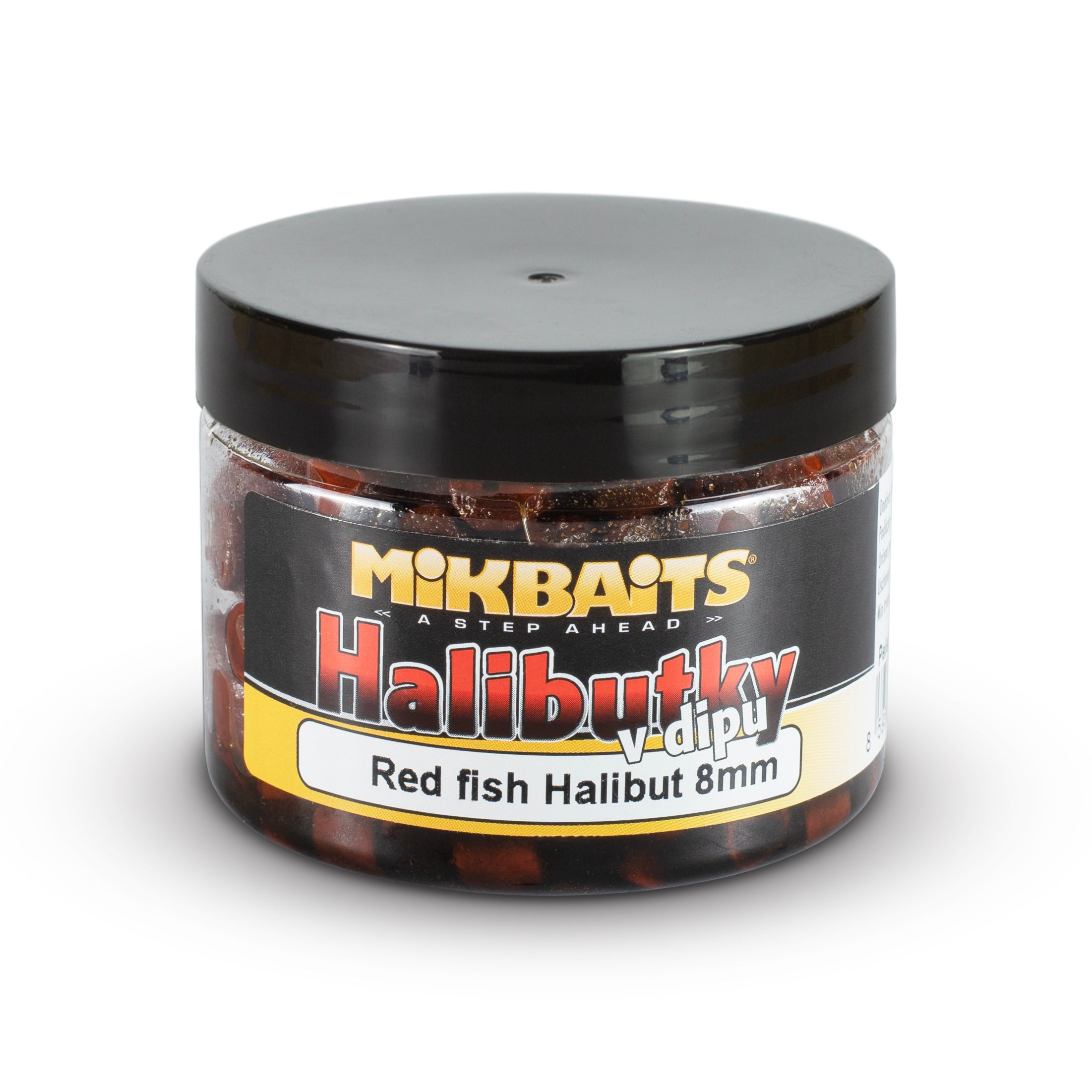 Halibut pellets in dip Red Fish Halibut