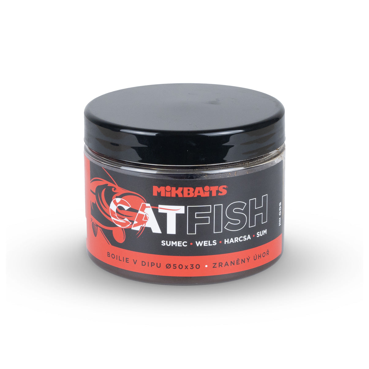 Mikbaits Catfish range Boilie in dip Injured eel 500ml