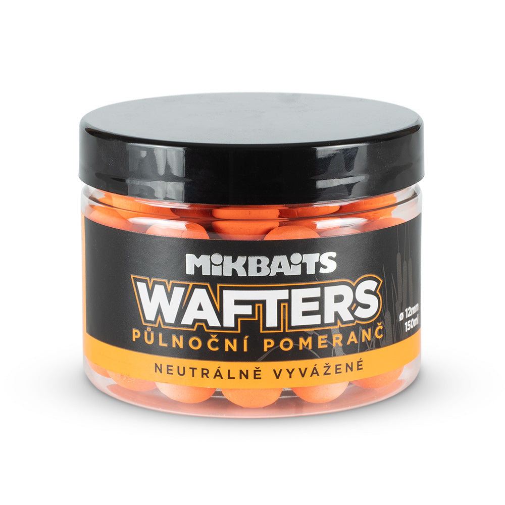 Mikbaits Wafters vyvážené nástrahy 150ml Polnočný pomaranč