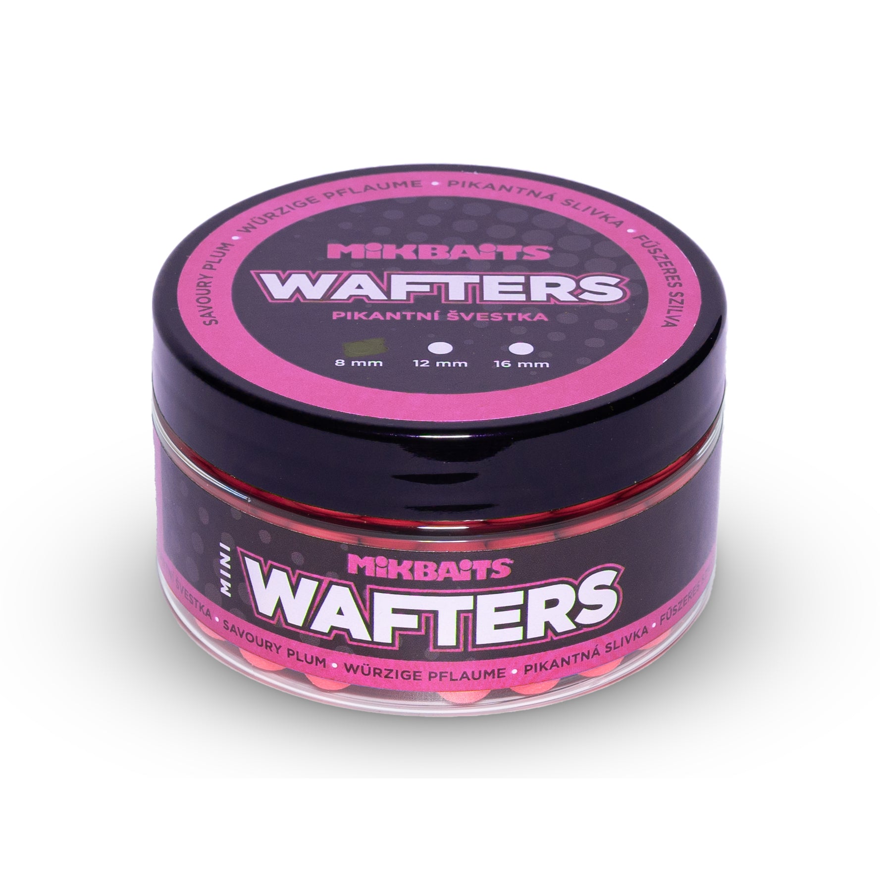 Mikbaits Mini Wafters 100 ml 8 mm Mitternachtsorange