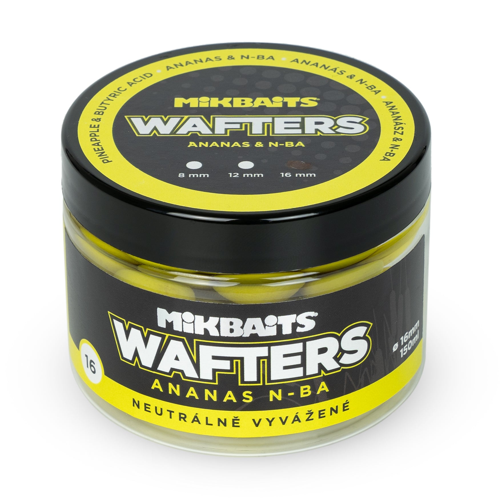 Mikbaits Wafters ausgewogene Köder 150 ml Ananas N-BA