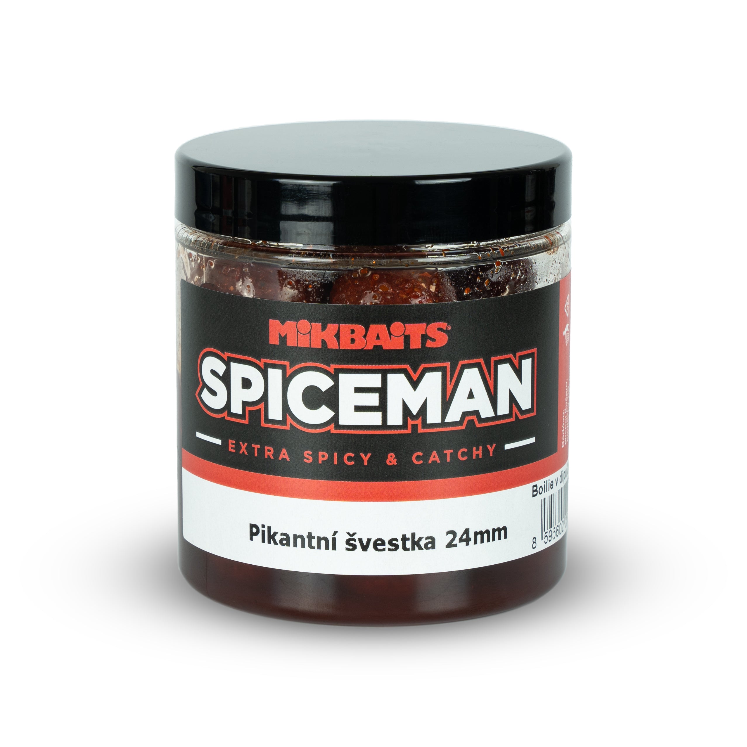 Mikbaits Spiceman Boilie in Dip 250 ml Würzige Pflaume