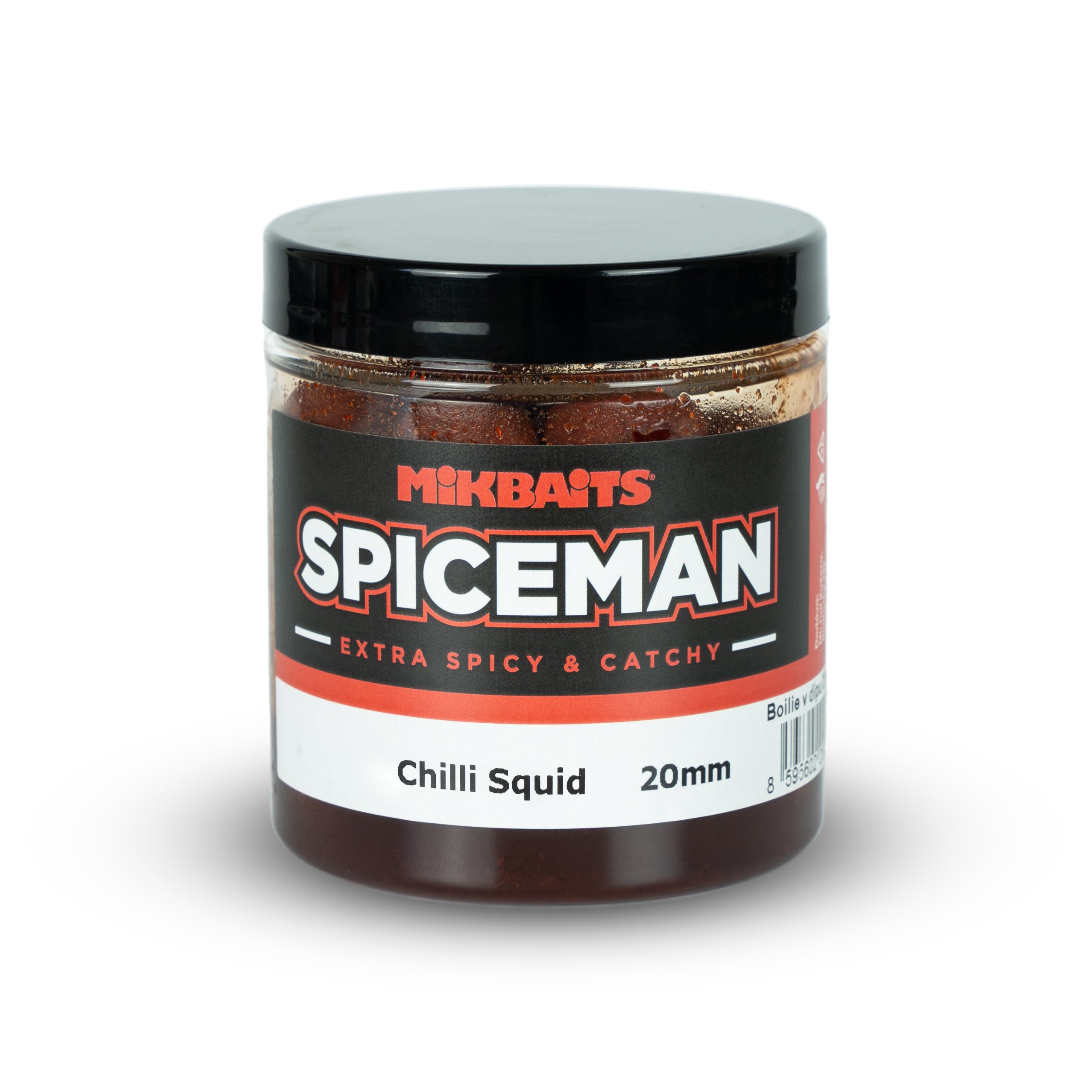 Mikbaits Spiceman boilies v dipe 250ml Chilli Squid