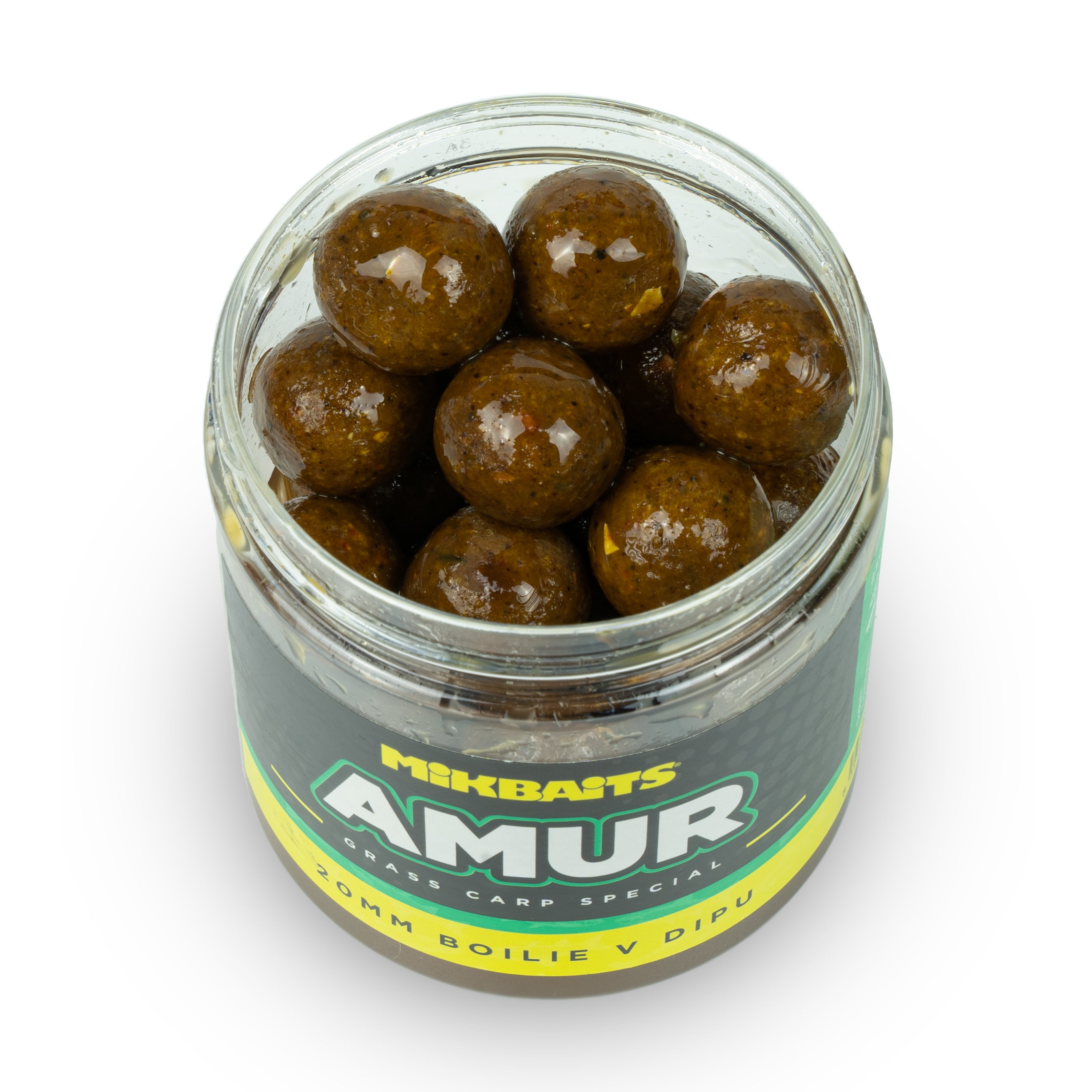 Mikbaits Amur gama Amur boilie v dipu 250ml