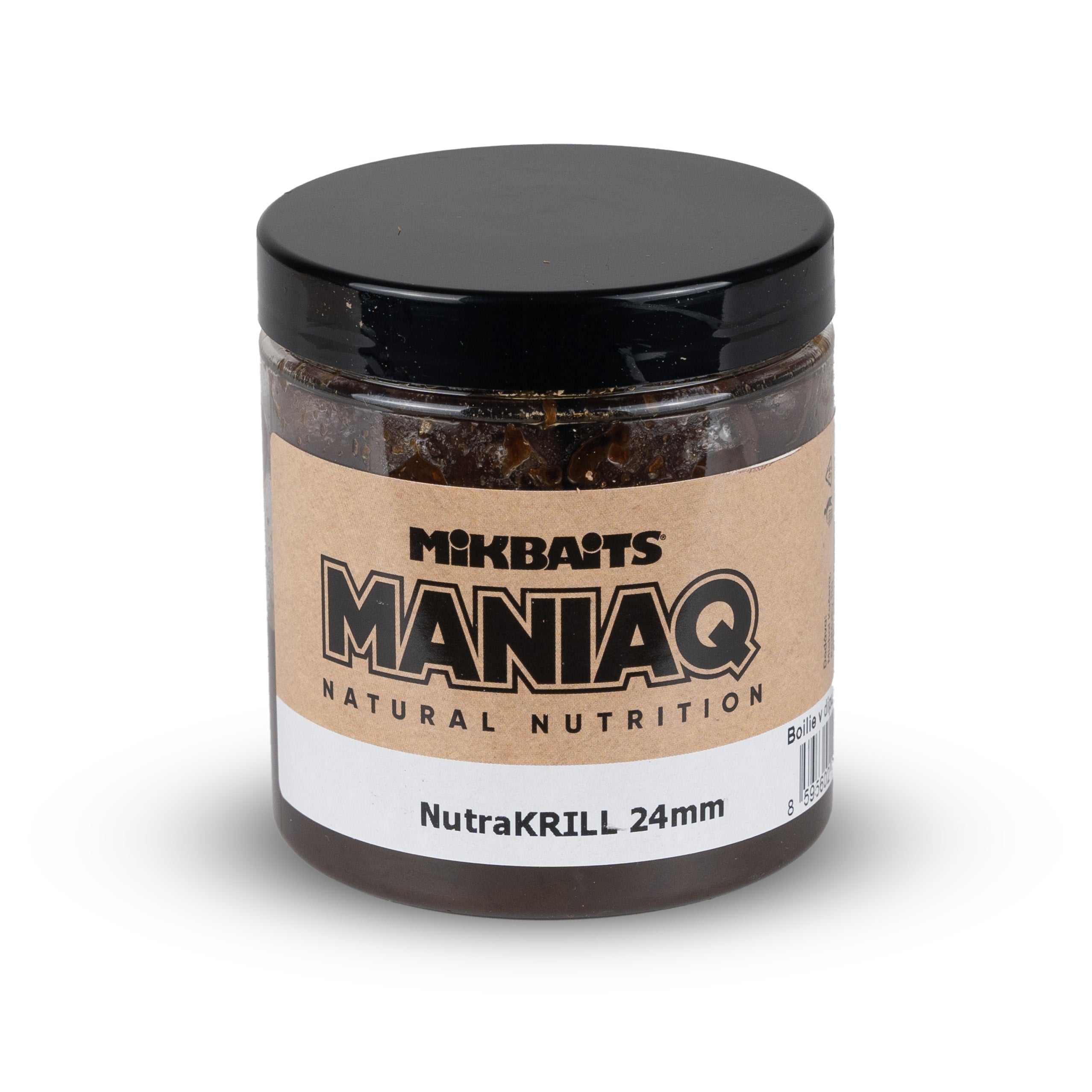 Mikbaits ManiaQ boilies v dipe 250ml NutraKRILL