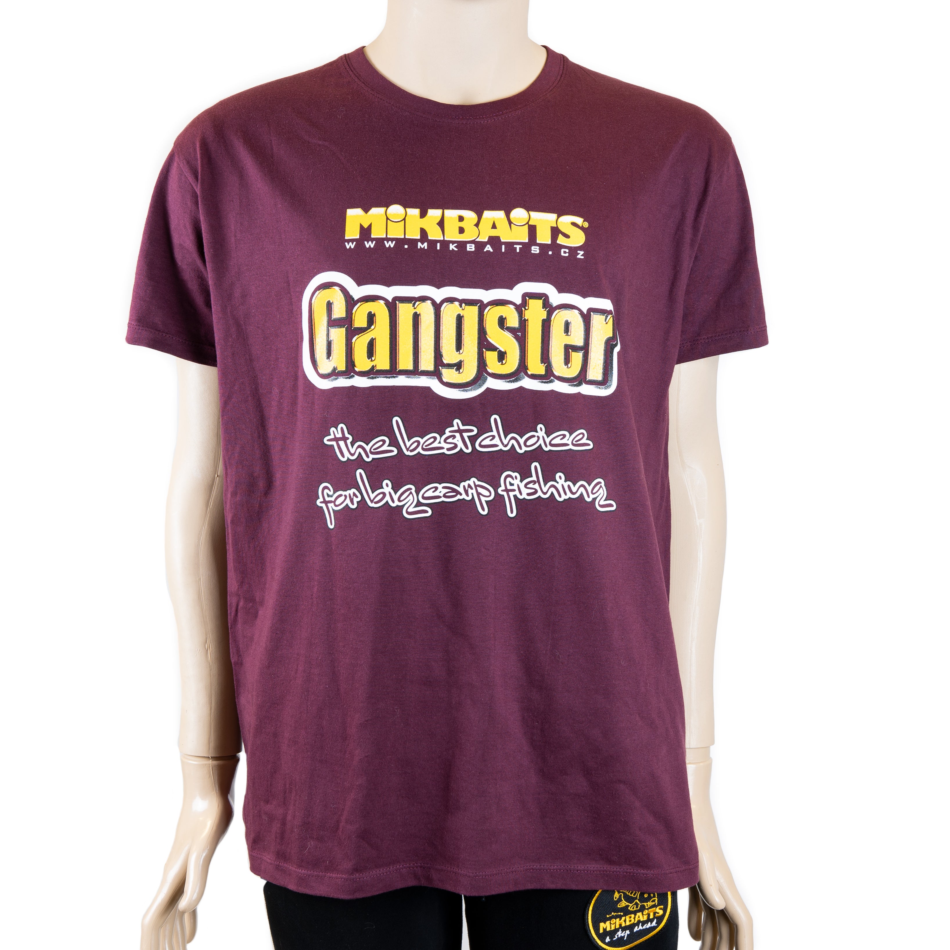 Mikbaits T-Shirt Gangster burgunder