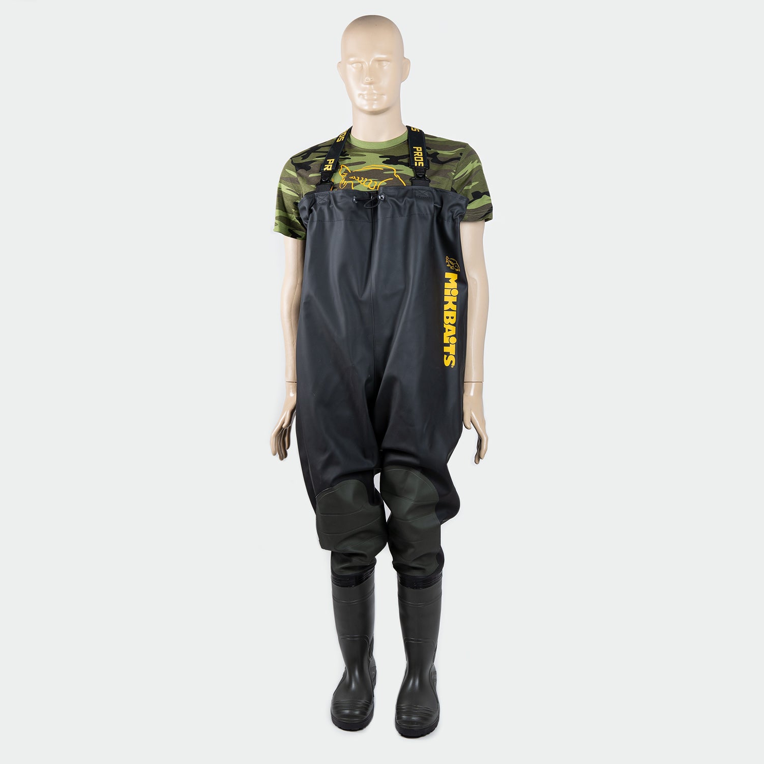 Mikbaits Chest waders Mikbaits Junior Slim Fit Black