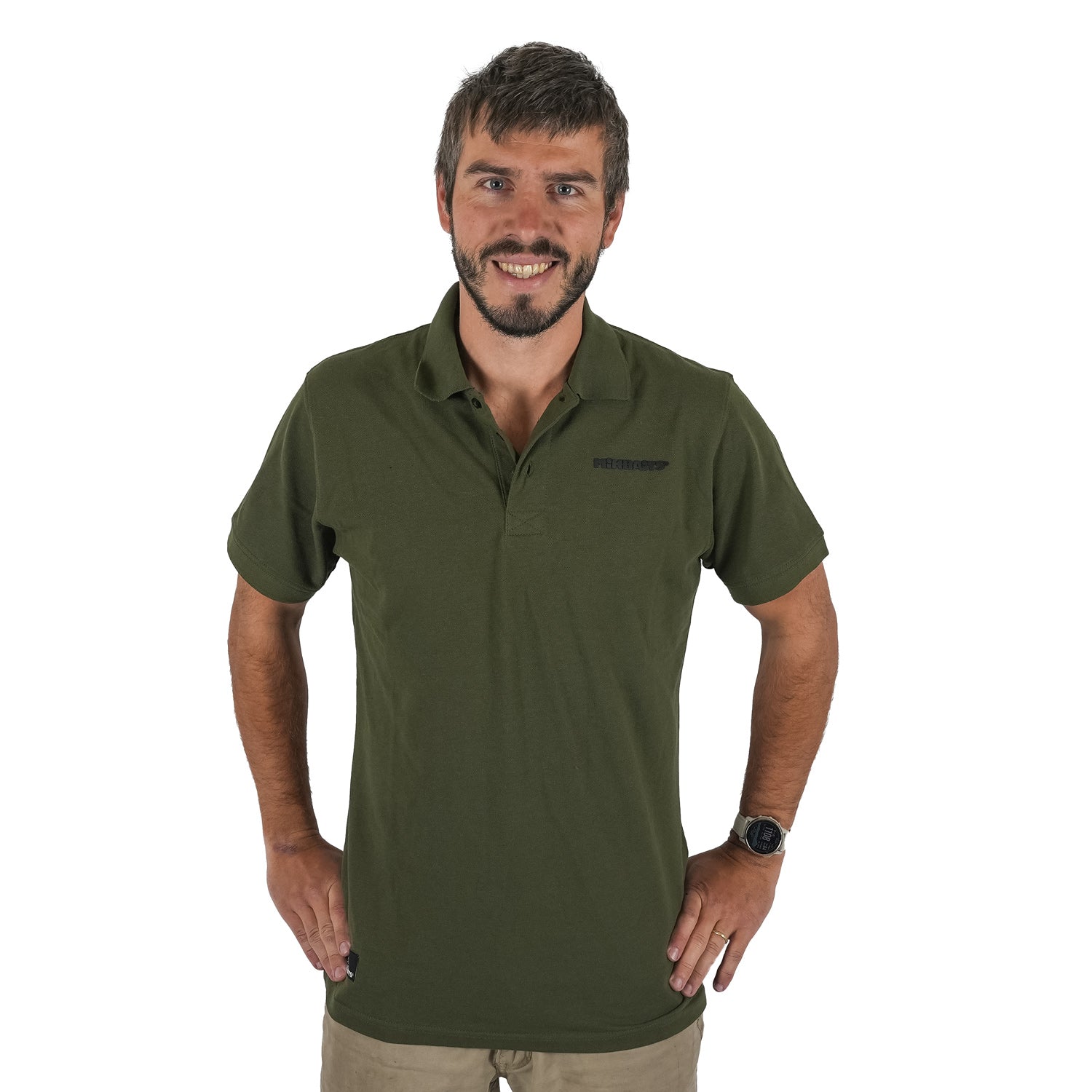 Mikbaits Poloshirt verde Competition