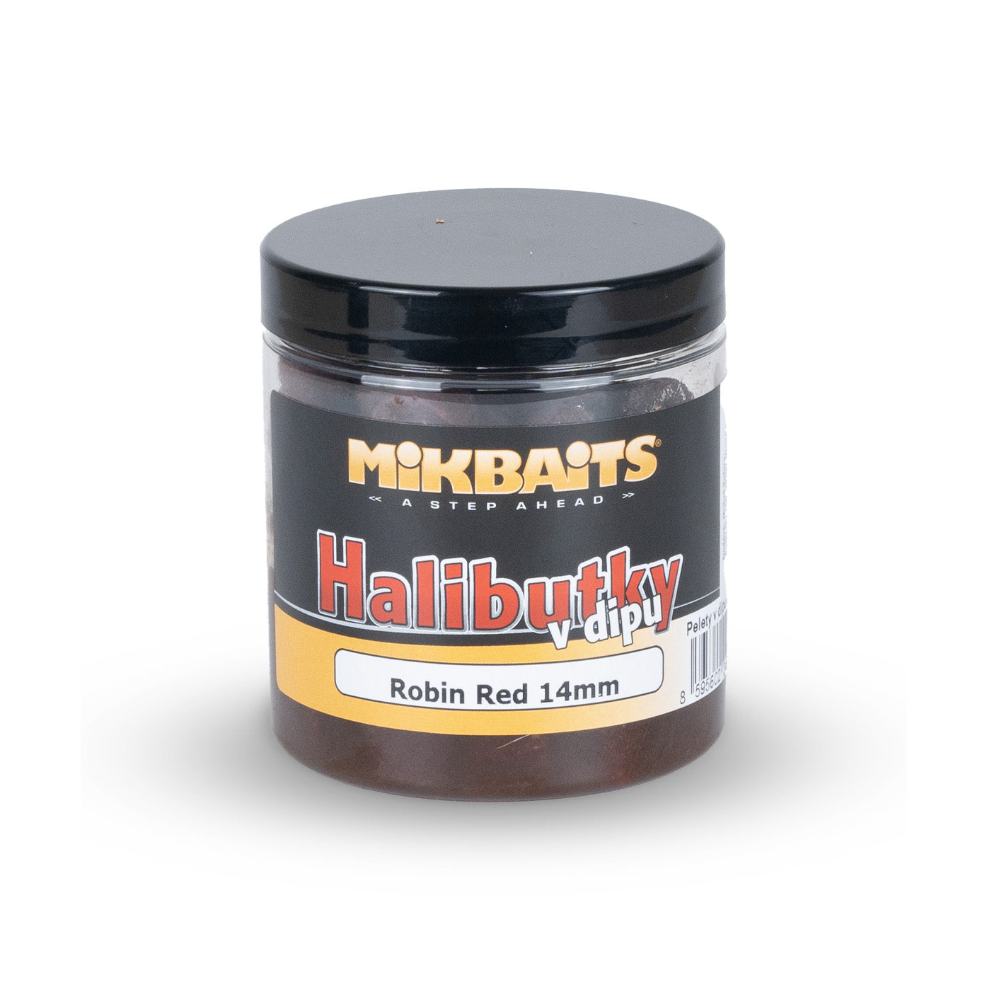 Halibut pellets in dip Robin Red