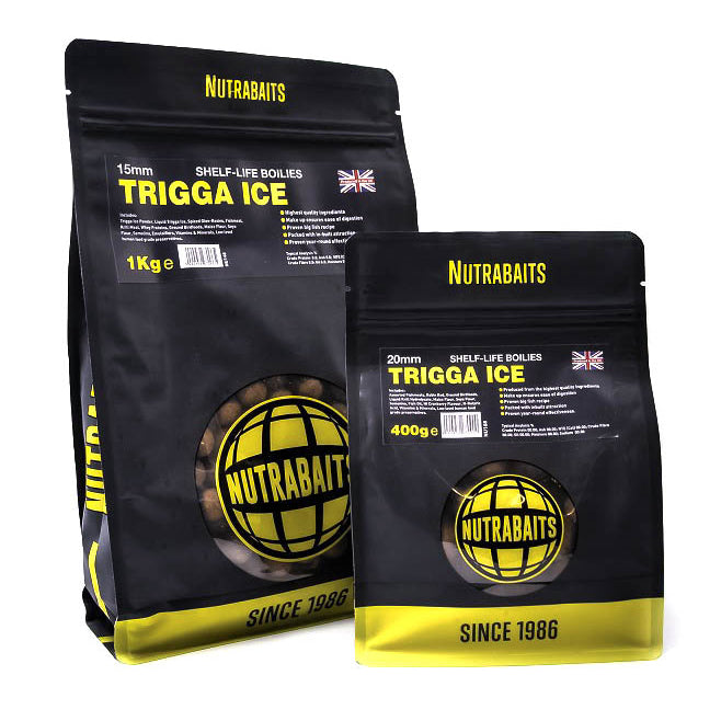 Nutrabaits trvanlivé boilies Trigga Ice 400g