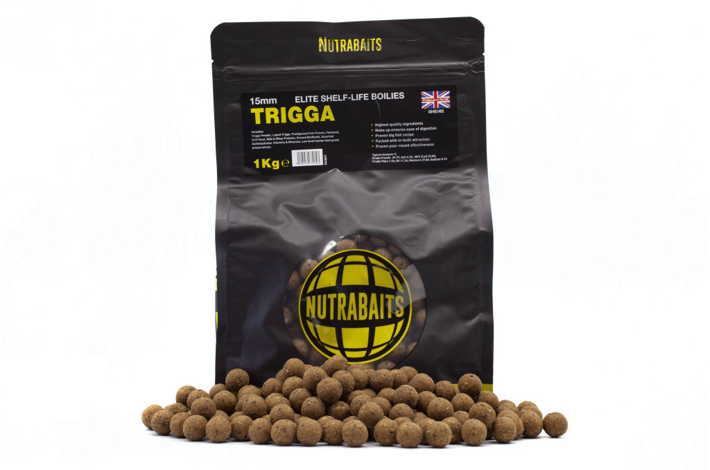 Boilie Nutrabaits durálé 1kg Trigger 18mm