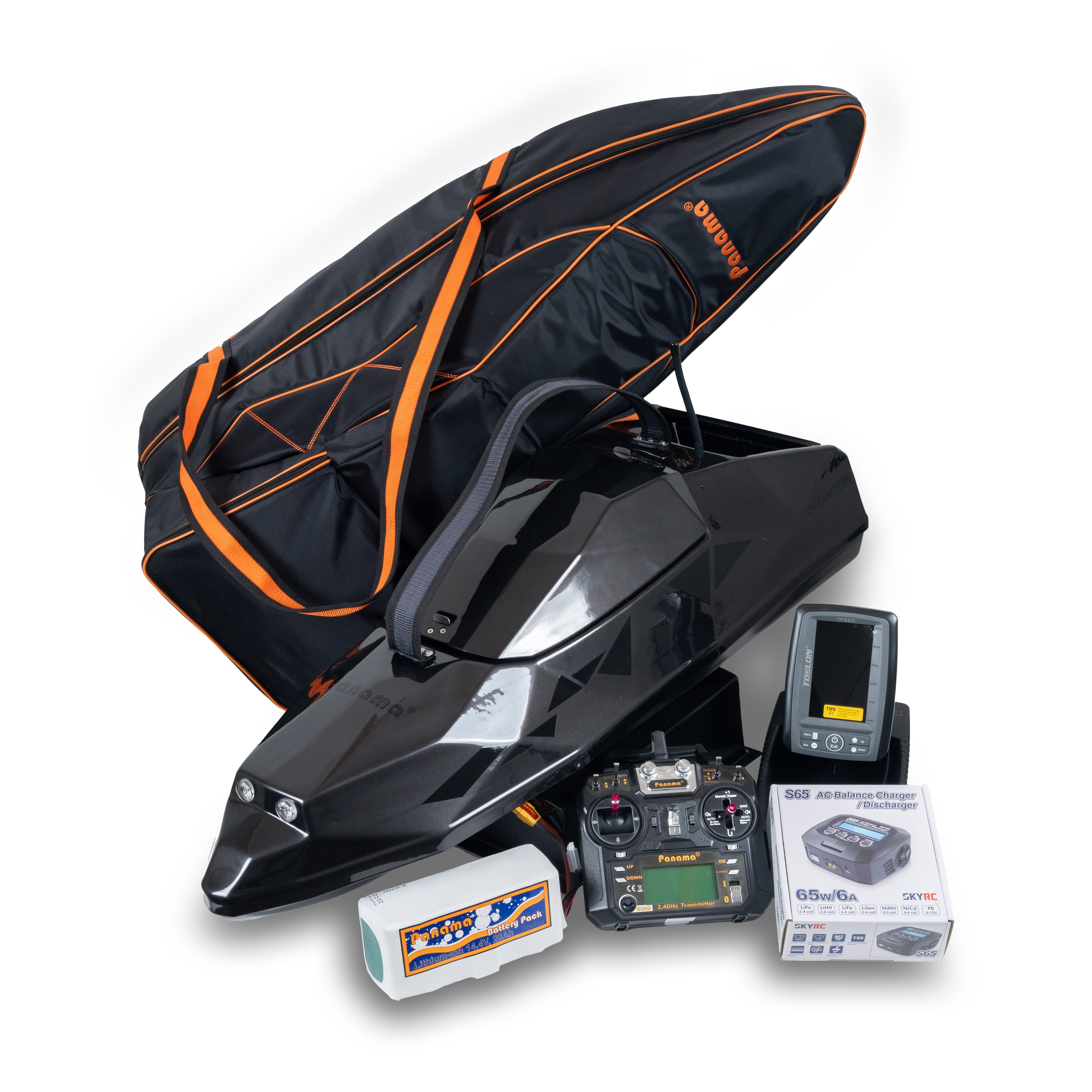 Panama Bait boats - Phantom + Autopilot + FishFinder + Reflector + Llght modul